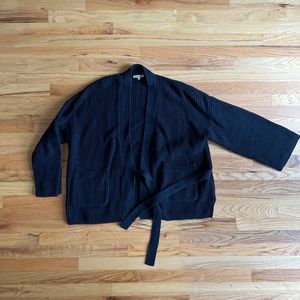 Madewell black kimono sweater size Large